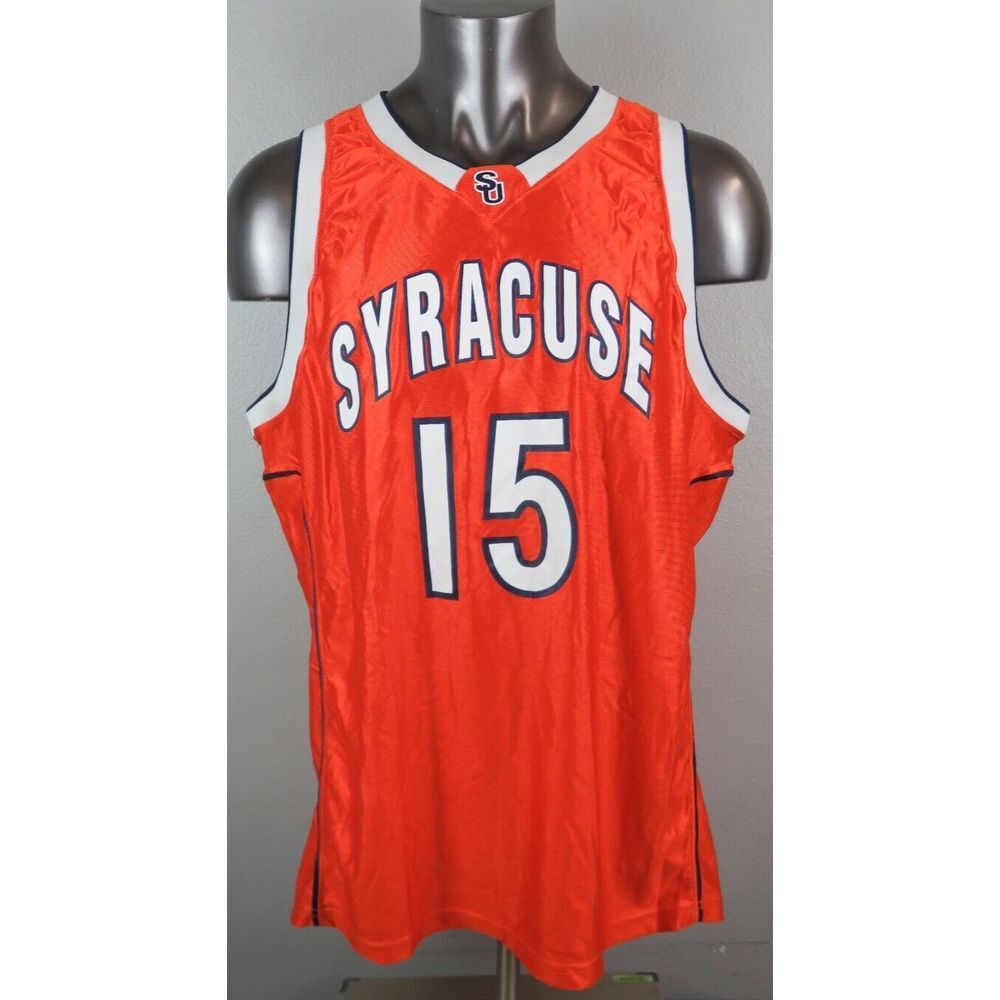 Vintage WILSON‎ Syracuse University Carmelo Anthony Jersey #15 Size 48 Practice